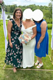 This dress was perfect. It was comfortable, flattering, and I got compliments all night, especially on the back. The green is a beautiful color and the length was just right on me. The pleating is perfect for giving it just the right flowiness. So happy with this dress! - Laura T.