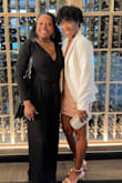 I wore this dress to my 45th birthday dinner. I loved it! I paired it with a white blazer and a nude pump. - Keshia D.