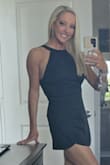 I absolutely love this romper! There isn't much stretch at all but the fit is amazing! I would say if you have a larger bust size to size up. - Tina M.