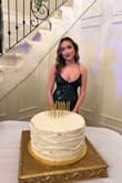 Is a beautiful color and great quality. My daughter wore it for her 18th Birthday/Graduation Party. - Lisette P.
