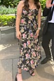 I thought this dress was beautiful and very flattering. I got so many compliments wearing this to a wedding. My only complaint would be that the hole on the chest was a little smaller. - Makenzie M.