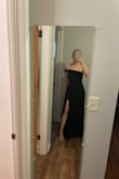 Fits a little tight and is somewhat difficult to move with the sleeve, but overall this dress looked amazing on. Ended up returning because it was too formal for the wedding I am attending - Morgan M.