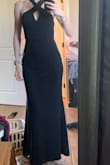 It's nice but I just wanted something a little more glamorous for this event. This dress is plain but flattering. The material feels thick and comfortable - Evie P.