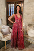 So many compliments on this dress. I felt exotic in it. Absolutely gorgeous on and very comfortable! The length was a little long, but heels worked well with this for me. - April M.