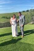 This dress was perfect for my wedding! It is a little long since I'm on the shorter side. If I had more time, I would've gotten it hemmed. It is so beautiful and breathable! I got so many compliments, and it made me feel so good! You will need to get it pressed after delivery as well. Highly recommend! Perfect! - Megan B.