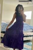 Had I discovered this dress before I went to the Eras Tour, and if I was going as Speak Now, this would be the PERFECT dress! Smooth feeling against the skin but the bows are a little tricky to get even. Haven't had the opportunity to wear it out but I'd like to frolic in this dress - Summer Y.