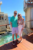 Bought this dress for my honeymoon to the French Riviera, and it was perfect! So comfortable, so flattering, and fit right in with the coastal-chic aesthetic. The dress is form-fitting without clinging too much, and the front flap detail hides any insecurity you have in that front area. The back tie detail is feminine and shows a sexy yet tasteful amount of back. I found it to be true to size, and the elastic at the waist makes it a very comfortable wear. Very cute dress and will be wearing again soon! - Amy L.