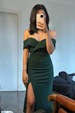 It fits really good but it's a bit too long and runs a little large at the bust. The dress looks beautiful and is perfect for a wedding. - Ashima V.