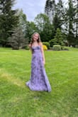 Perfect dress for Prom. The bodice fit perfect. I did have it hemmed up at the bottom about 1". Since it's a French hem, with all those pleats it took at bit of time at [the] seamstress and was a bit more expensive than a standard hem. It was totally worth it. - Amy B.