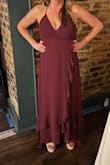 I love this dress! I definitely had to use tape for my chest area, but it worked perfectly. I got a ton of compliments! This is definitely not the best picture, but we were in a hurry so I wasn't able to take better pics! - Jessica R.