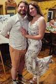 The mermaid style of this had it fit a little odd- while I felt it was large around my waist and chest, it was tight around my thighs and a touch long. Overall, I think this was a risk with my body proportions, but I made it work the best I could - Jill K.