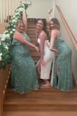 Loved this dress for my night do at my wedding; it was easy to dance and not as heavy as others are saying. I did pull it up a few times, but I think that was more me being self-conscious! Wish I got a better photo in it as it's lovely and of great quality - Emma W.