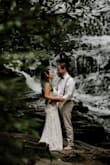 I had to get it hemmed but it was perfect for our elopement photos. - Ashli H.