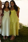 Got this for my sister's bridal shower, I'm the MOH. It fit super fell, even with a slighter bigger bust! I would size up. The zipper is a little tricky because of the fabric but it worked out. Would wear again! - Lucia M.