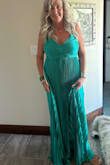 I love how flowy the fabric is and it fits great on top with no bra!!! - Suzanne T.
