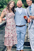 Loved this dress so much. It was comfortable and straps stayed in place once tied. I thought it would have a little bit more room but it still worked, just not as comfy to sit in. - Jenna K.