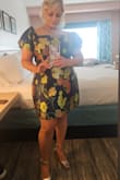 The perfect dress for my body type, curvy and petite. I'm typically a 14 and originally ordered the xl, I did exchange it for the XXL because I didn't want it too tight. - Julie S.
