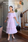 I usually stick to something more neutral but this dress made me feel so confident! So pretty and definitely looks great when dancing! I have so many of my friends wanting to borrow it :) - Tatiana C.