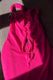 Got this dress, took it out of the package and was immediately disappointed. Feels very cheap, it's like a thick polyester. The zipper is very low quality and upon taking it out of the bag, the fabric is already pilling. Definitely not worth the price. Returning for sure. - Emily A.