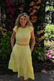 Super cute yellow dress! Fit well and received many compliments. - Michelle W.