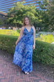 I wore this dress to a summer wedding. It's light, flowy, and fun! The straps were very adjustable, making for a perfect fit. I didn't have to adjust the dress at all once it was on. Highly recommend! - Emilee L.
