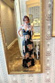 I wore this to a black-tie wedding and I got non-stop compliments all night! I did have to go and get the dress hemmed because it was a bit long even with heels, and I had them sew cups into the dress as well but it fit like a dream! - Kelly R.