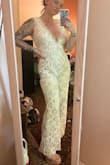 If I hadn't already bought my dress, I'd just wear this for my wedding. It is the perfect bodysuit for bride duties (rehearsal dinner, after party, bridal shower, etc). My only complaint is that the stitching around the crotch isn't as stretchy as the fabric itself, so fully squatting down feels a little sketchy. - Sydney W.
