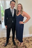 Beautiful dress, fit perfectly. I wore it to a wedding. I'm normally a S but ordered a medium based on waist measurements and it fit perfectly. - Shannon W.