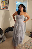 I'm so excited to wear this for my engagement party! It's such a glamorous gorgeous dress! - Sonika M.