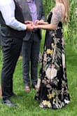 This dress was SO BEAUTIFUL! The material was fabulous and it fit better than I could've imagined. I love it so much and will be wearing it again. - Lacey T.