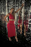 Wore this sexy dress on my vacation on the Virgin Cruise scarlet night. - Trineice C.