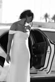 I loved my wedding dress. I truly felt so beautiful as a bride. My gown fit the perfect look for my day. I wanted simple elegance and this is the dress to do so in. I'm considered tall so this dress was perfect for my height, good fabric as well. It didn't feel cheap. It was also easy to steam just before my ceremony. I would recommend Lulus to anyone!! - Cecelia L.