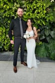 This dress is gorgeous!! Obviously I had to have it altered as I am 4"11, it was a perfect dress for my civil ceremony! Great price too! - Angie T.