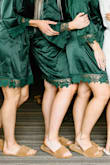 Bought these for my bridesmaids to wear the morning of my wedding. They are so comfy and cute! - Jenna T.