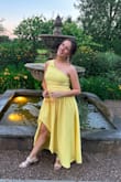 Great dress, fit perfectly and super comfortable and was still able to dance the night away. I just had a baby a month and a half ago and this was a nice confidence boost - Nina G.
