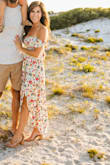 Took beach photos & wanted to step out from plain colors so did this print.. Obsessed with the way they turned out. Also the dress was extremely comfortable & I didn't have to keep pulling it up. - Brooke O.