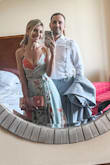 This dress is lovely and great for spring/summer weddings! The material is silky smooth which is so comfortable to wear throughout the night but the top did shift around on me throughout the evening so recommend you use double-sided tape to hold it in place! - Rebekkah C.