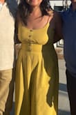 Love the style of this jumpsuit. Comfortable and flattering! :) - Jade C.