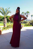 The beautiful color and lightweight material made this the perfect look for an outdoor summer wedding. I received several compliments and was very happy with this choice. - Shalena H.