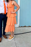 I was hesitant to get a dress online for a cousin's wedding but was amazed at how well this fit! I had to adjust the top a little throughout the night, but it never moved or revealed anything! I constantly got compliments on where I got it and how pretty it was. Definitely going to order more in a different color!!! - Emma L.