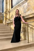 I loved this dress for a black tie wedding. It has just enough stretch to be comfortable all night, but with structure. - Kristine J.