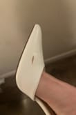 I got these heels for my rehearsal dinner and was super excited about them, but there's a big scuff on one of them that won't come off. Really disappointed :( - Sarah J.