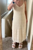 I wanted to love this dress so badly, I bought it for a beach vacation. Unfortunately, it made me feel frumpy, I wish the waist was more fitted. I'm pear shaped so maybe its just my body type. The dress itself was a nice material. - Catherine S.