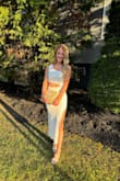 I bought this dress in orange for a friend's bachelorette party. Loved it so much I had to buy it in white for my own bachelorette party! - Mackenzie M.