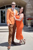 Recently went to a wedding where the Bride requested all the guests wear orange. Personally I don't love orange on myself but this dress was perfect! I got many compliments on it and it stayed in place all day without feeling right at all. - Harley E.