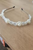 It is beautiful just as you see it online,  perfect for my dress and jewelry. The beads and pearls are perfect. - Amanda
