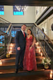 I received a lot of compliments with this dress. I looked stunning. However, I had to tailor it because it was too long. Runs a little small in the waist. - Priscilla F.