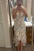 I bought it to potentially wear to a wedding event but it is slightly too loose around the waist and hips. I ended up deciding not to wear it but it is really pretty and feminine! - Carmae C.