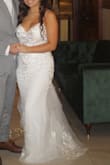 My wedding dress alterations wound up being awful. I panicked and bought this dress just in case. So happy I did! I wound up wearing my wedding dress for the ceremony and half my reception but changed into this one after my shoulders started bleeding. It was so comfortable and I'm so happy I bought it! - Katlyn C.