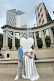 Truly stunning dress, very comfortable, looks way more expensive than the actual cost, got a lot of compliments from my guests and family, not see through, the dream dress. - Victoria T.